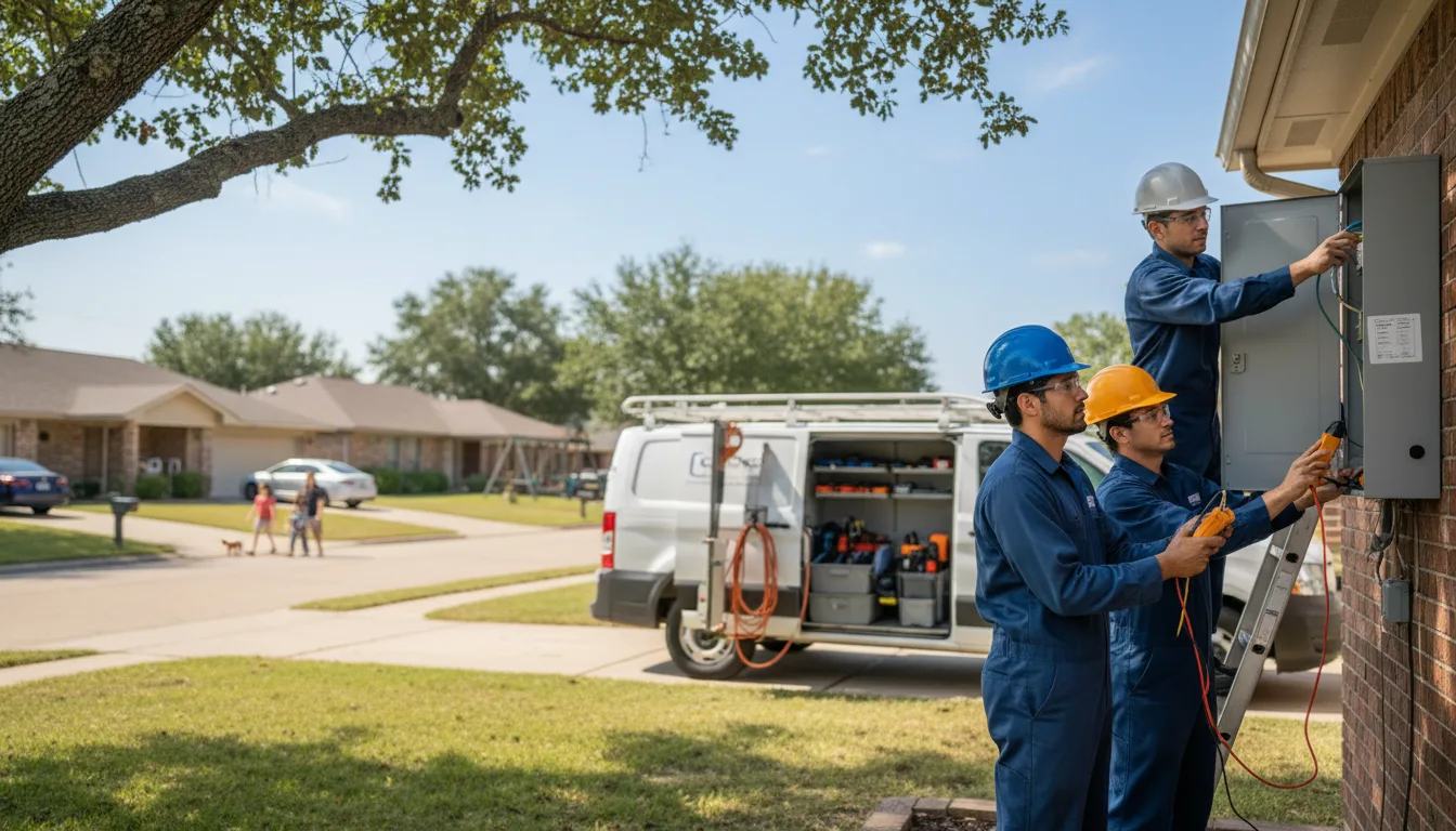 Certified electrician providing emergency electrical services in Berryville, AR
